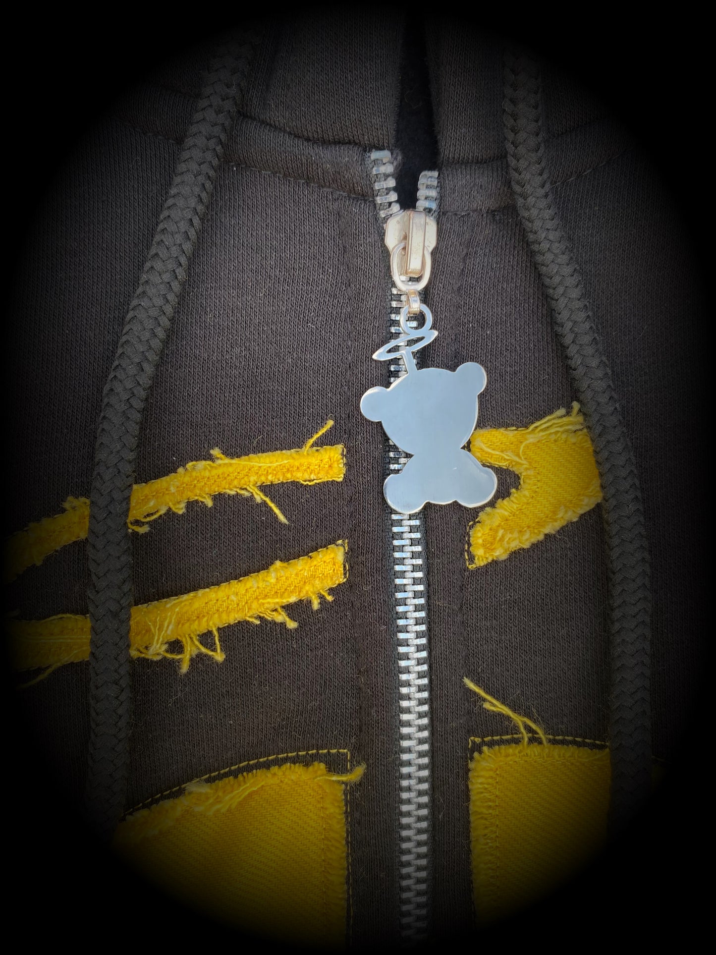 Halo Bear Zip Up Hoodie