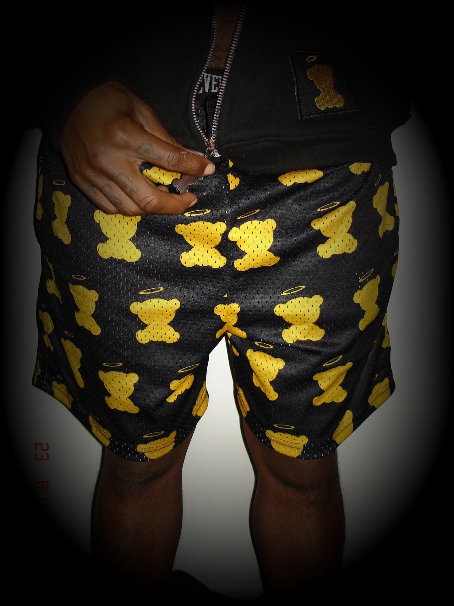Halo Bear Mesh Shorts